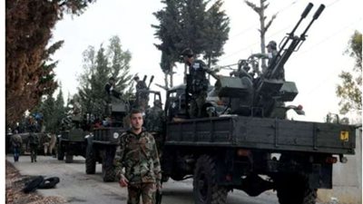 الجيش السورى يدخل درعا ويبدأ عمليات التمشيط