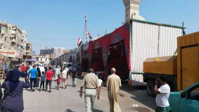 توافد المئات على طنطا للاحتفال بمولد 