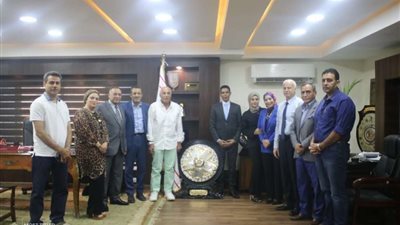 رئيس الزمالك يستقبل وفدًا من اتحاد الشباب العربي