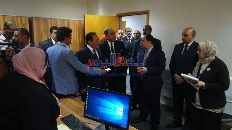 وزير المالية يتفقد المقر الرئيسي للهيئة العامة للتأمين الصحي الشامل بالقاهرة