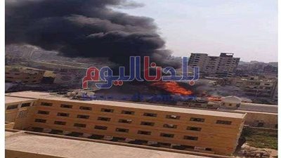 بالصور.. النيران تلتهم كنيسة مارجرجس بالدقهلية والحماية المدنية تتدخل
