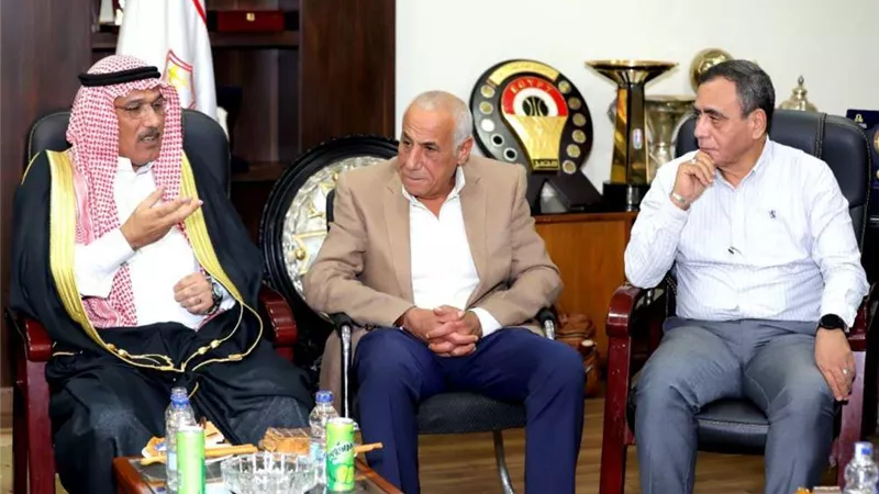 الزمالك يستقبل وفدًا كبيرًا من مجلس القبائل والعائلات للتهنئة بلقب الدوري