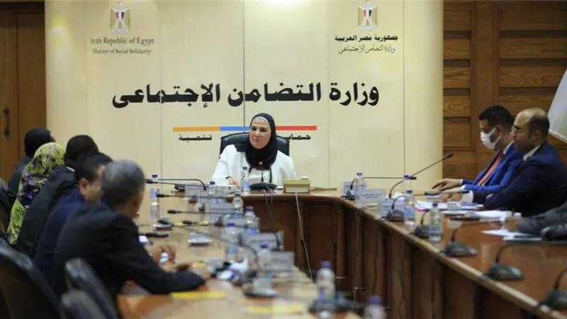وزيرة التضامن تستقبل وفدا من المفوضية القومية لحقوق الانسان بدولة السودان