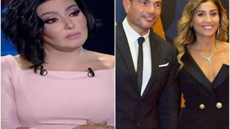 بالفيديو.. تعليق سمية الخشاب على علاقة عمرو دياب ودينا الشربيني