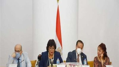 بالصور | وزيرة الثقافة: الاحتفاء بالمبدعين نهج نتبعه لتكريم رموز مصر