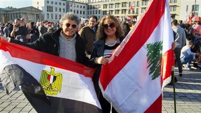 بيت العائلة المصرية بألمانيا يتضامن مع مظاهرات لبنان