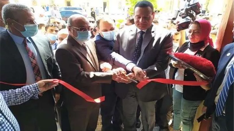 بالصور | وزير العدل يفتتح مجمع محاكم شمال دمنهور الجديد