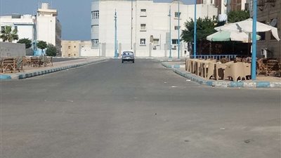 إزالة التعديات بمنطقة باب البحر وفتح شارع نقابة المحاميين بمطروح