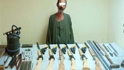 حملة مكبرة ضد حائزي السلاح بأسيوط تضبط 10 أسلحة نارية خلال 24 ساعة