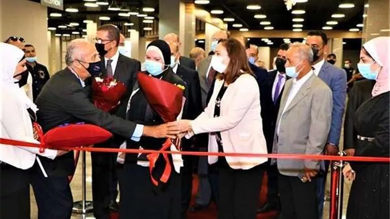 وزيرة الصناعة: معرض المنتجات المصرية بالأردن فرصة متميزة لزيادة الصادرات للأسواق الإقليمية (صور)