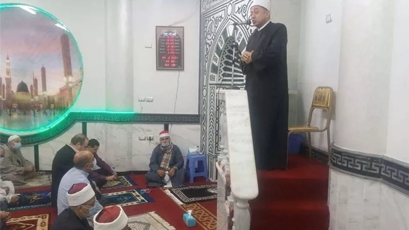 افتتاح مسجد المستشار لاشين إبراهيم بمسقط رأسه ببنها