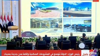 مدبولى: رؤية الدولة في سيناء أن تكون مجال جديد للحياة