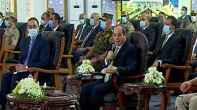 أبرز ما قالة الرئيس السيسي فى افتتاح محطة معالجة بحر البقر