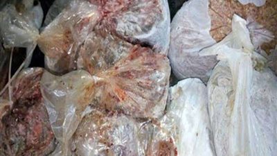 ضبط 101 كيلو من اللحوم غير صالحة خلال حملة تفتيشية بالمنيا