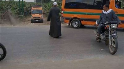 مصرع مسن وإصابة 2 آخرين في حادث دموي ببني سويف