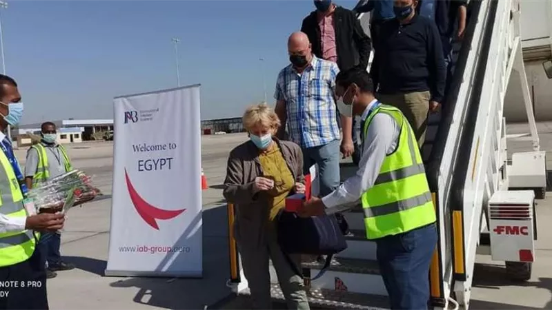 مطار الأقصر يستقبل اولى رحلات شركة 