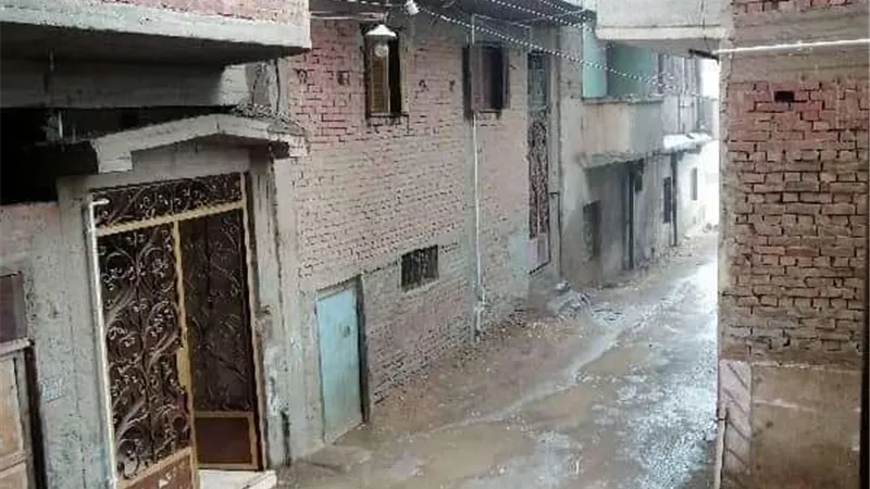 محافظة القليوبية تتعرض لموجة من الأمطار الغزيرة