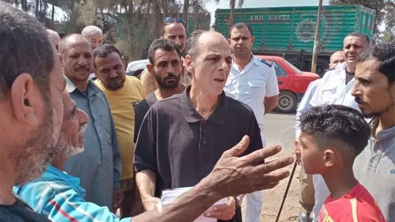 نائب رئيس مركز دكرنس: إزالة حالتي بناء مخالف على ارض زراعية بمساحة 1300 متر