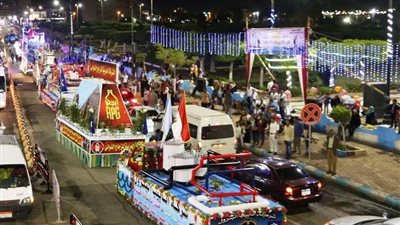 كرنفال بالسويس احتفالا بالعيد القومي الـ46 (صور)