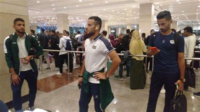 المصري البورسعيدي يصل القاهرة بعد الفوز على بطل سيشل (صور)
