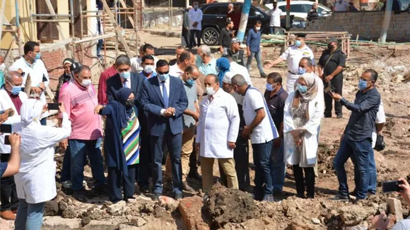 محافظ الدقهلية يتابع تطوير ورفع كفاءة مستشفى أجا المركزي