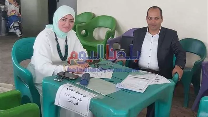 أول سيدة تتقدم بأوراق ترشحها لعضوية مجلس بني سويف الرياضي