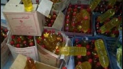 ضبط ٨٤٠ لتر زيت طعام مجهول المصدر خلال حملة تفتيشية بالشرقية