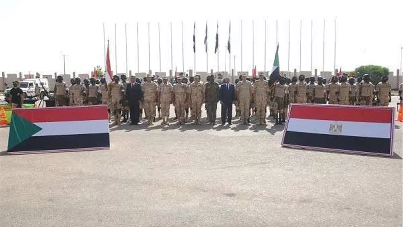 بدء فعاليات التدريب المصري السوداني 