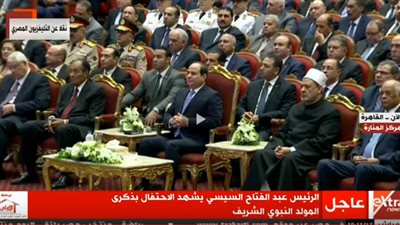 السيسي: المهنج الذي يجمع بين الإيمان واليقين هو من ينتصر في النهاية