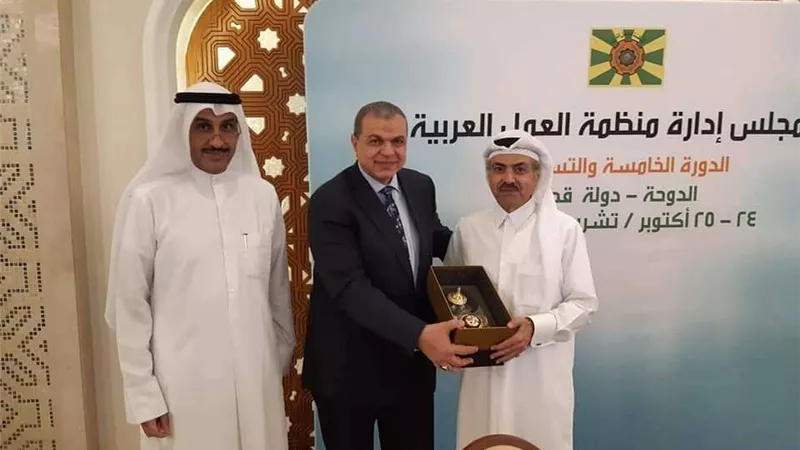 سعفان يشارك في الجلسة الإجرائية لمجلس إدارة العمل العربية بالدوحة