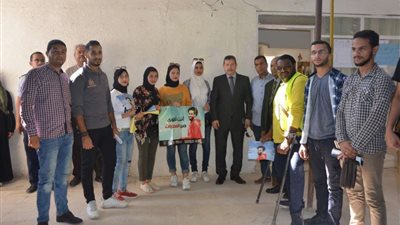 رئيس جامعة مطروح يشهد مبادرة 