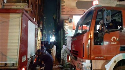الحماية المدنية تسيطر على حريق نشب بشقة في منشأة القناطر