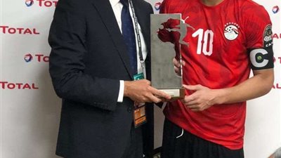 رمضان صبحي يفوز بجائزة أفضل لاعب في مباراة مصر أمام غانا بأمم إفريقيا تحت 23 عاما