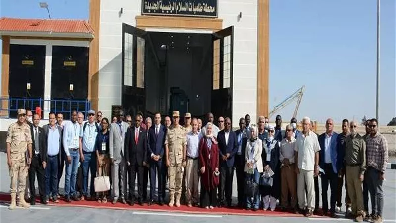 زيارة وفد دولي رفيع المستوى لمحطة معالجة المياة ببحر البقر