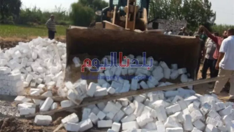 إزالة 7 تعديات على مساحة 1654 متر مربع في البحيرة