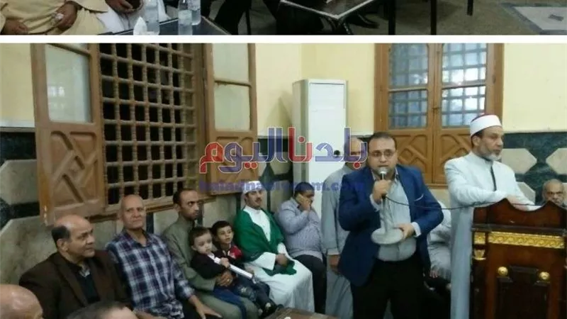 مسجد عمر بن عبد العزيز ببني سويف يحيي احتفالية الليلة المحمدية