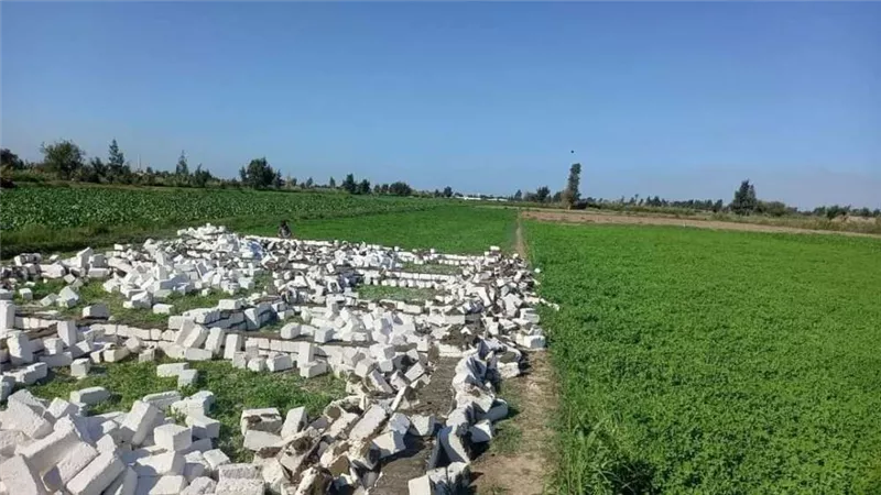 إزالة 8 تعديات بإجمالي مساحة 2063 متر مربع في البحيرة