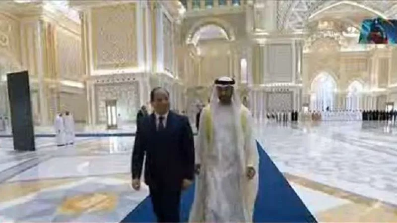بث مباشر.. مراسم استقبال رسمية للرئيس السيسي في الإمارات