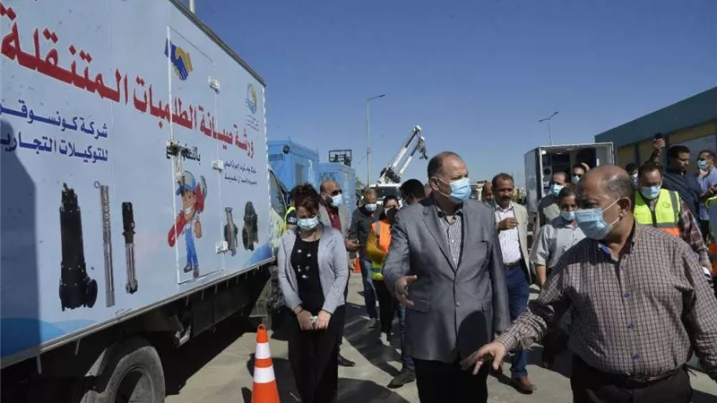 محافظ أسيوط يشيد بـ استعداد معدات شركة المياه لمواجهة الأزمات والكوارث