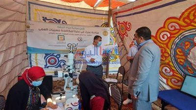 حياه كريمه بالمنوفيه :الكشف على أكثر من 600 حاله بقرية شمياطس بالشهداء