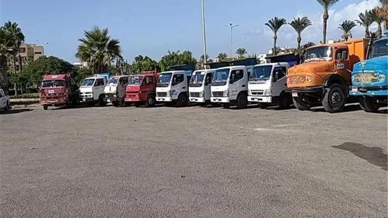 رئيس مدينة برج العرب الجديدة يتابع خطة مواجهة الأمطار الغزيرة