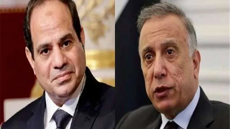 الرئيس السيسي يجري أتصالاً هاتفياً برئيس وزراء العراق