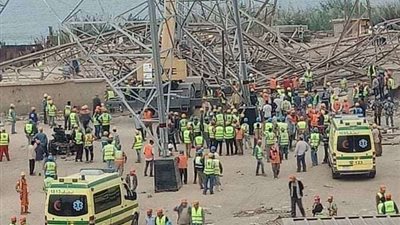 الصحة تكشف عدد المصابين في حادث سقوط برج كهرباء أوسيم