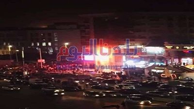 ماس كهربائي وراء حريق محل حلويات بمدينة 6 اكتوبر