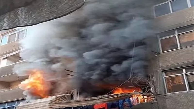 وفاة طفلين خنقا بسبب حريق شقة سكنية بالعجوزة