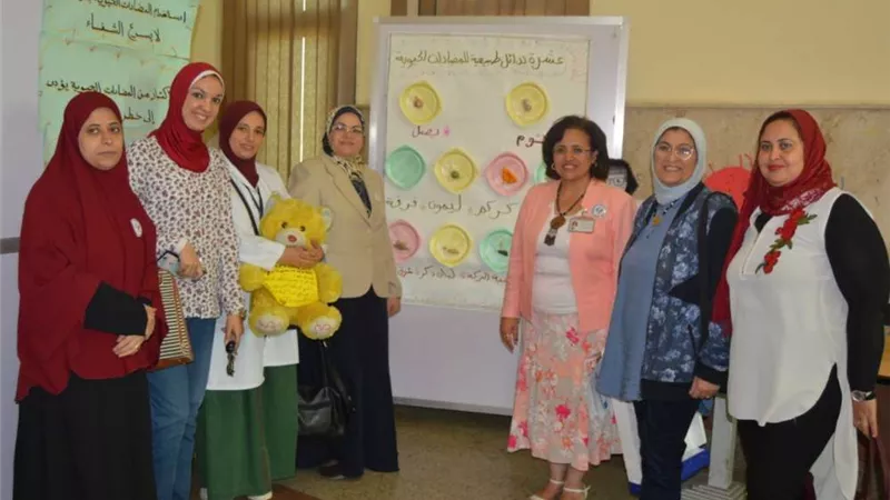 ختام فاعليات الأسبوع العالمي للتوعية بمخاطر المضادات الحيوية بمستشفيات جامعة عين شمس