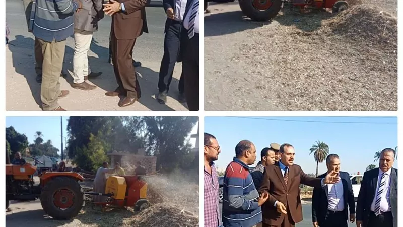 محافظ أسيوط يتفقد أعمال رفع الإشغالات على الطريق الزراعي