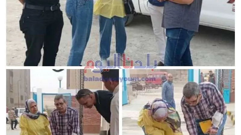 دينا عمر تتفقد محطة الإسكان الإجتماعي ببني سويف
