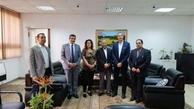 نائب رئيس جامعة المنيا يلتقي الوفد الألماني المسئول عن البيئة بـ