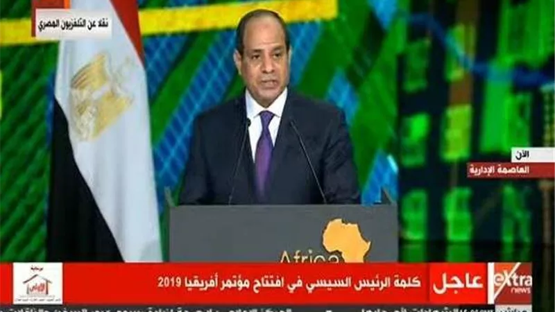 السيسي من العاصمة الإدارية: التنمية حق من حقوق الإنسان